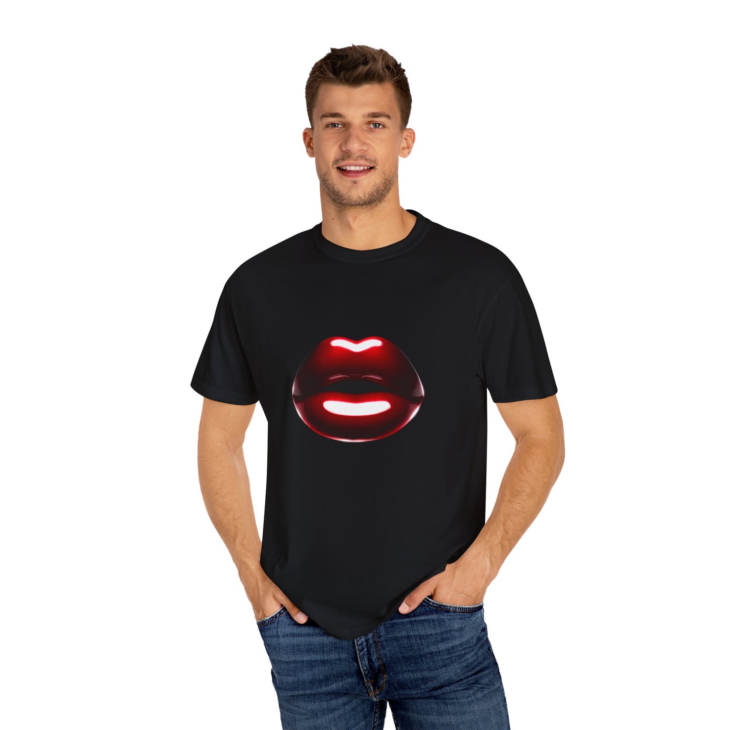Bold Red Lip Graphic Unisex T-Shirt