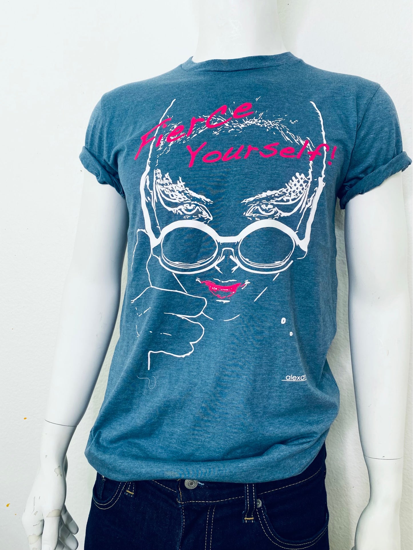 Mens Slate Fierce Yourself T Shirt