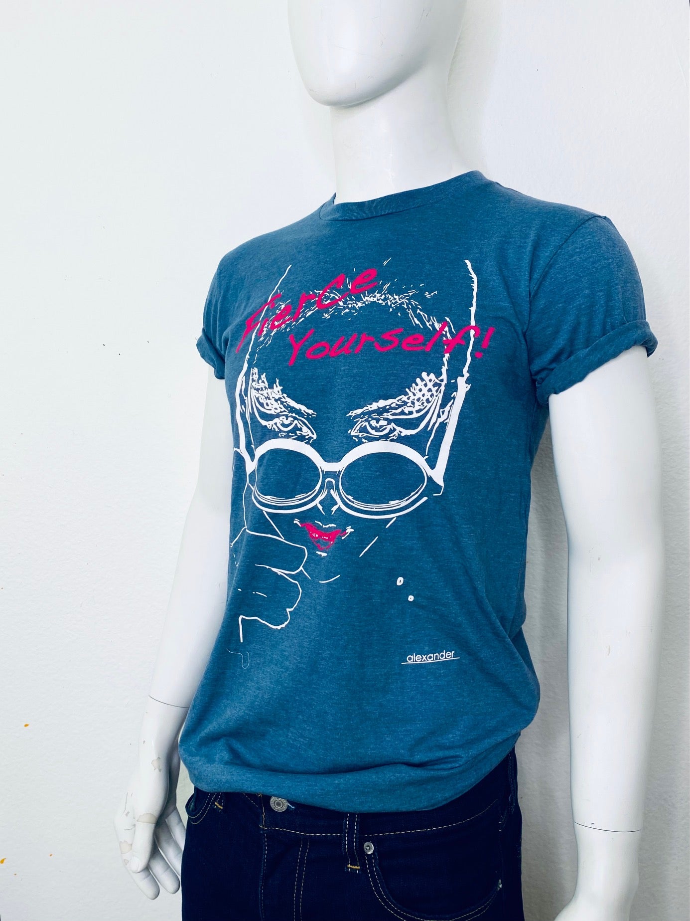 Mens Slate Fierce Yourself T Shirt